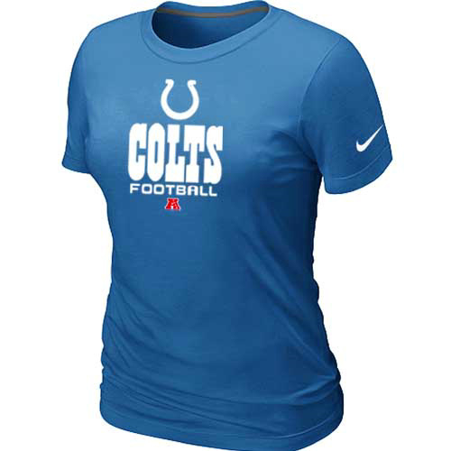  Indianapolis Colts L-blue Womens Critical Victory TShirt 43 