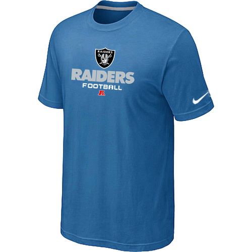  Oakland Raiders Critical Victorylight Blue TShirt 14 