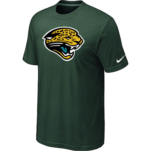  Jacksonville Jaguars Sideline Legend Authentic Logo TShirt D- Green 88 