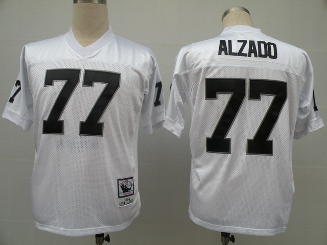 NFL Jerseys Oakland Raiders 77 Lyle Alzado Throwback  White