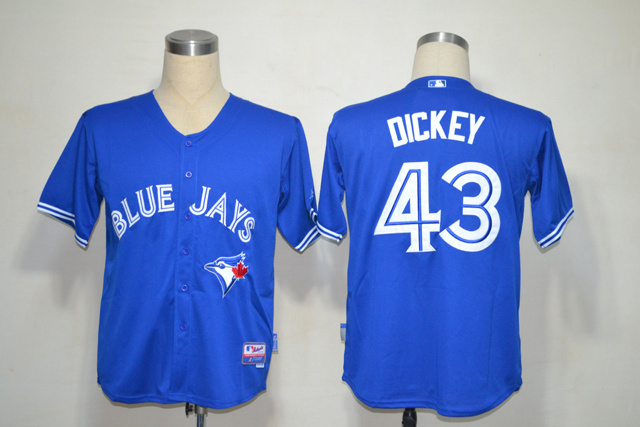 MLB Jerseys Toronto Blue Jays 43 DICKEY BLue