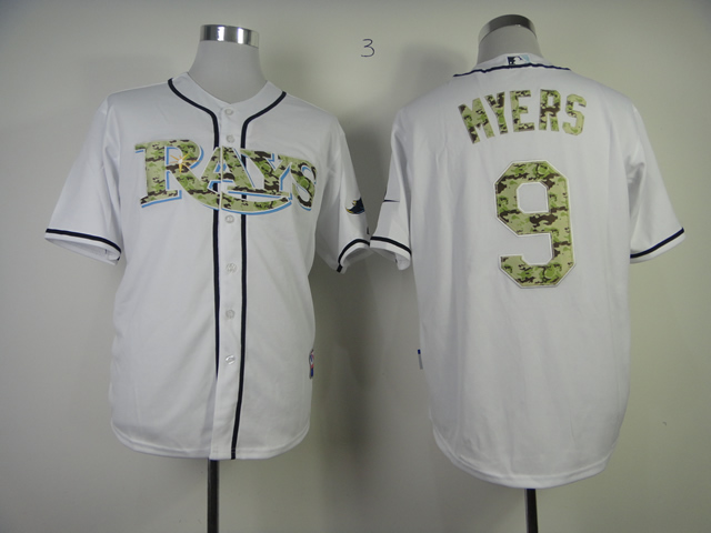 Tampa Bay Rays 9 Myers Authentic 2013 USMC Home Cool Base Jersey