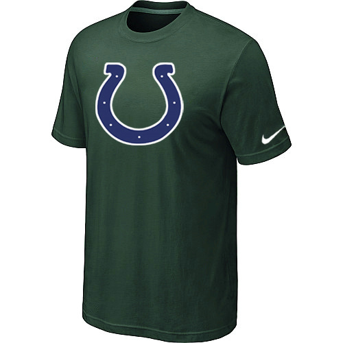  Indianapolis Colts Sideline Legend Authentic Logo TShirt D- Green 91 