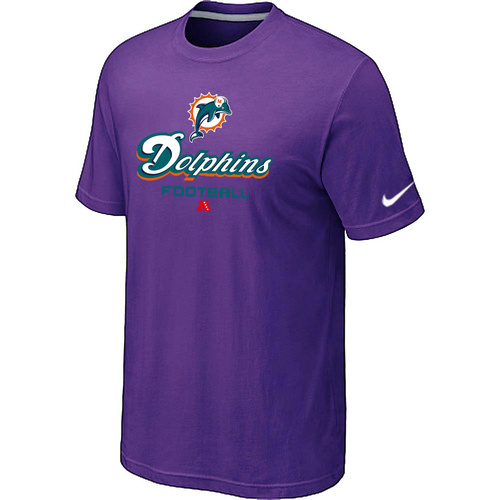  Miami Dolphins Critical Victory Purple TShirt 11 