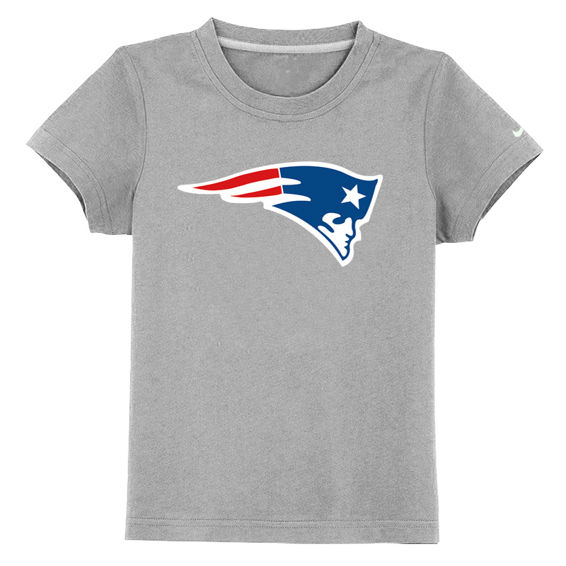 New England Patriots Sideline Legend Authentic Logo Youth T Shirt light Grey
