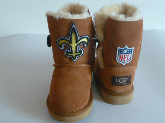 NFL New Orleans Saints Cuce Shoes Kids Fanatic Boots Tan