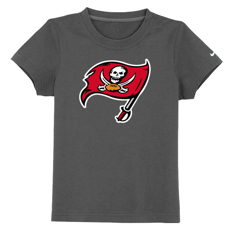 Tampa Bay Buccaneers Sideline Legend Authentic Logo Youth T Shirt D-Grey