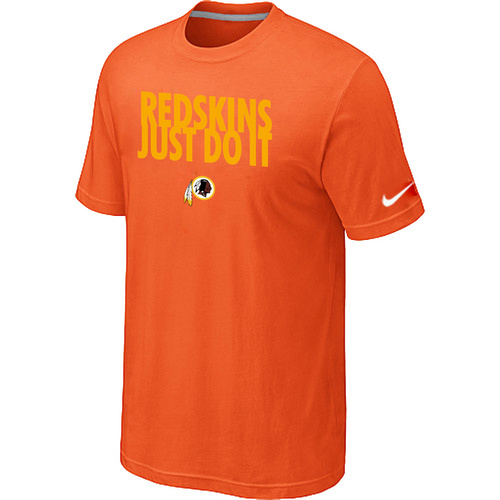 NFL Washington Red Skins Just Do It Orange TShirt 14 