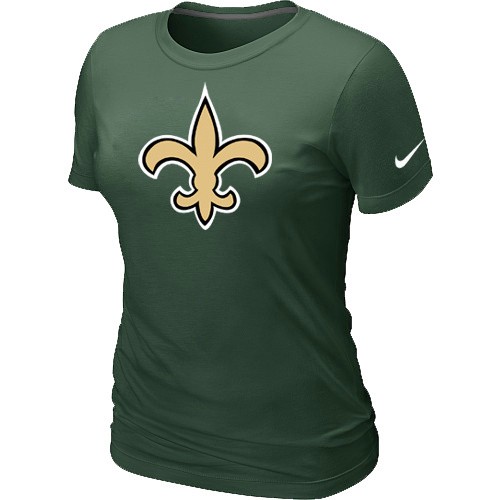 New Orleans SaintsD-Green Womens Logo TShirt 83