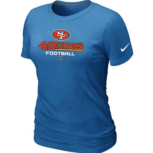  San Francisco 49 ers L-blue Womens Critical Victory TShirt 213 