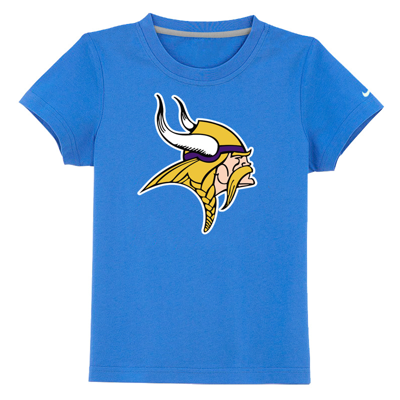 Minnesota Vikings Sideline Legend Authentic Logo Youth T Shirt lightblue