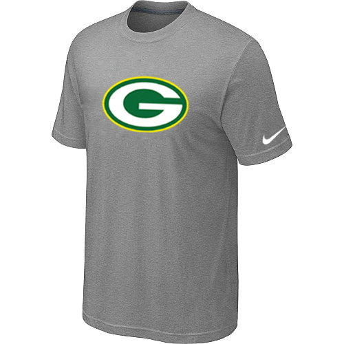  Green Bay Packers Sideline Legend Authentic Logo TShirt Lightgrey 154 