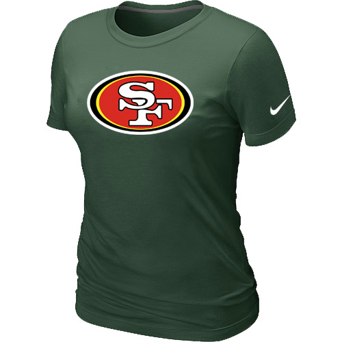  San Francisco 49 ers D- Green Womens Logo TShirt 229 