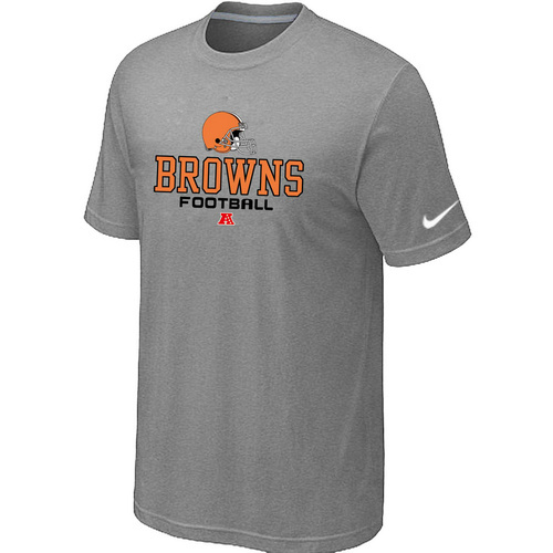  Cleveland Browns Critical Victorylight Grey TShirt 13 