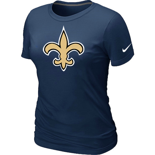 New Orleans SaintsD-Blue Womens Logo TShirt 77