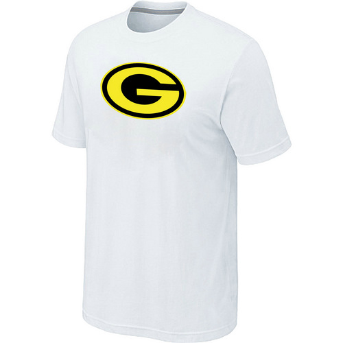  Mens Green Bay Packers Neon Logo Charcoal White Tshirt 17 