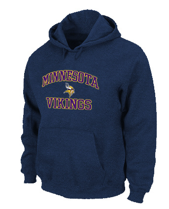 Minnesota Vikings Heart & Soul Pullover Hoodie D.Blue