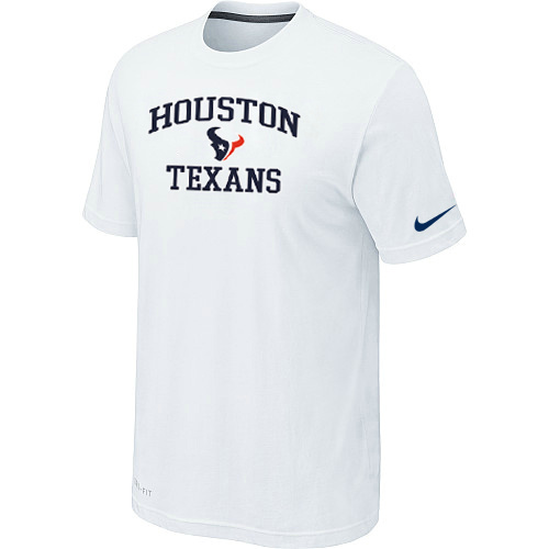  Houston Texans Heart& Soul White TShirt 78 