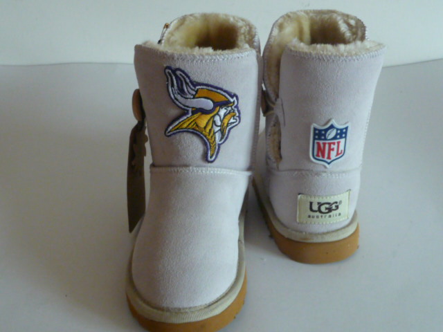 Kids NFL Minnesota Vikings UGG Snow boots Beige