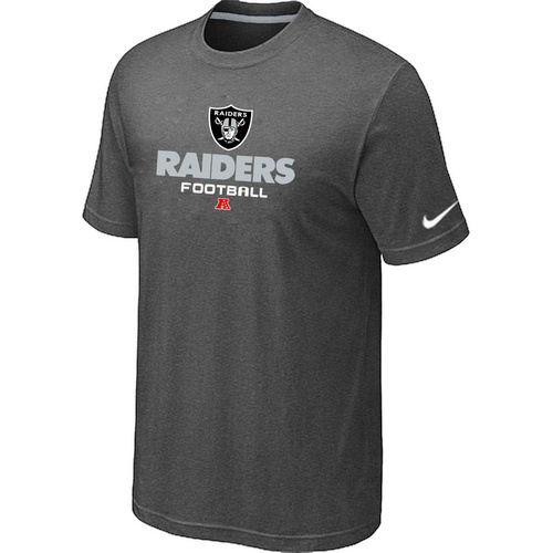  Oakland Raiders Critical Victory D- Grey TShirt 16 