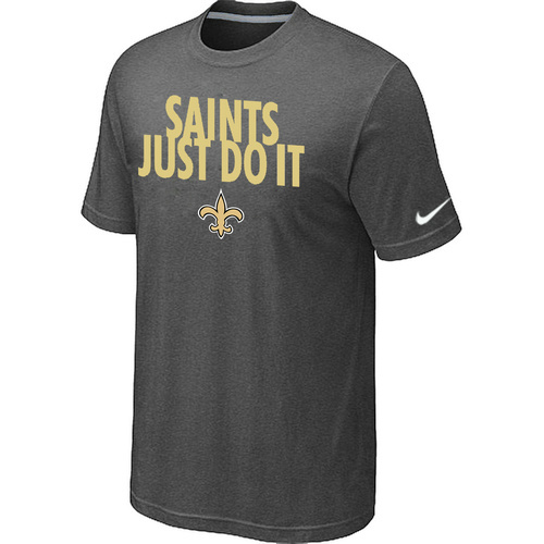 NFL New Orleans Saints  Just DoItD- Grey TShirt 21
