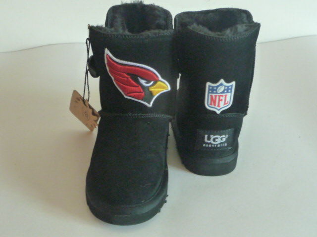 Kids NFL Arizona Cardinals Black Boots