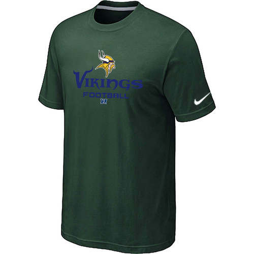  Minnesota Vikings Critical Victory D- Green TShirt 34 