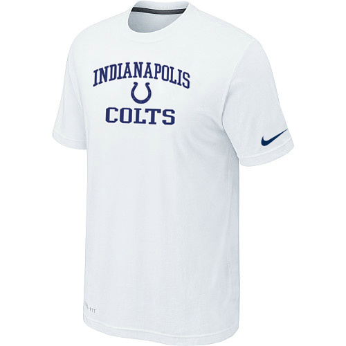  Indianapolis Colts Heart& Soul White TShirt 66 