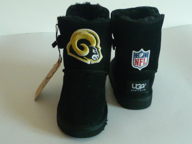 Kids NFL St.Louis Rams Black Boots