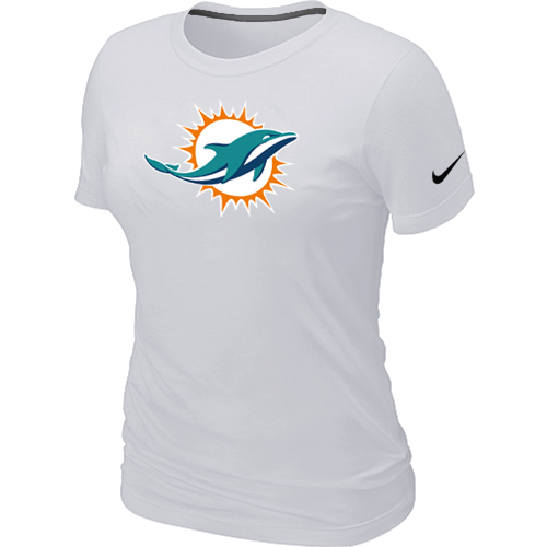 Miami Dolphins Sideline Legend logo womensT-Shirt White