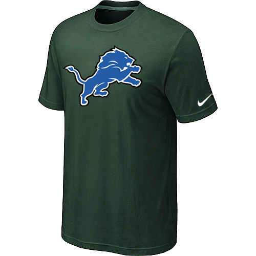  Detroit Lions Sideline Legend Authentic Logo TShirt D- Green 105 