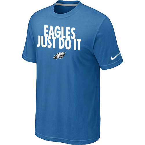 NFL Philadelphia Eagles Just Do Itlight Blue TShirt 9 