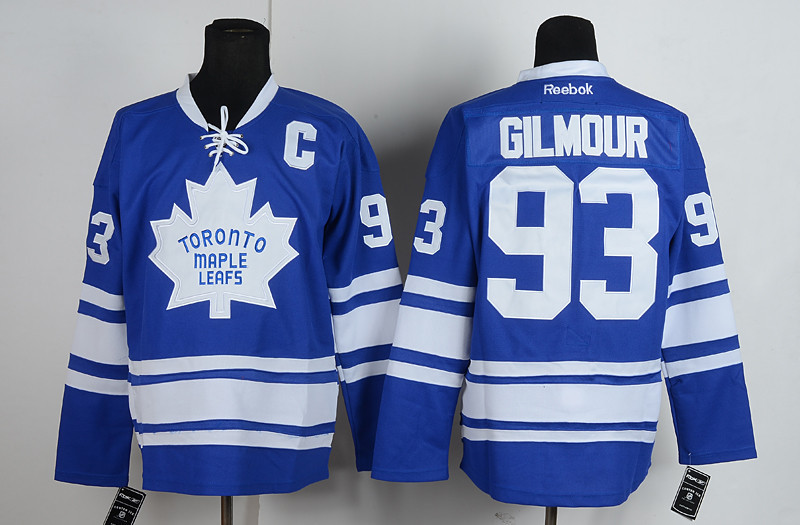 2014 Reebook Toronto Maple Leafs #93 Gilmour Blue Jersey