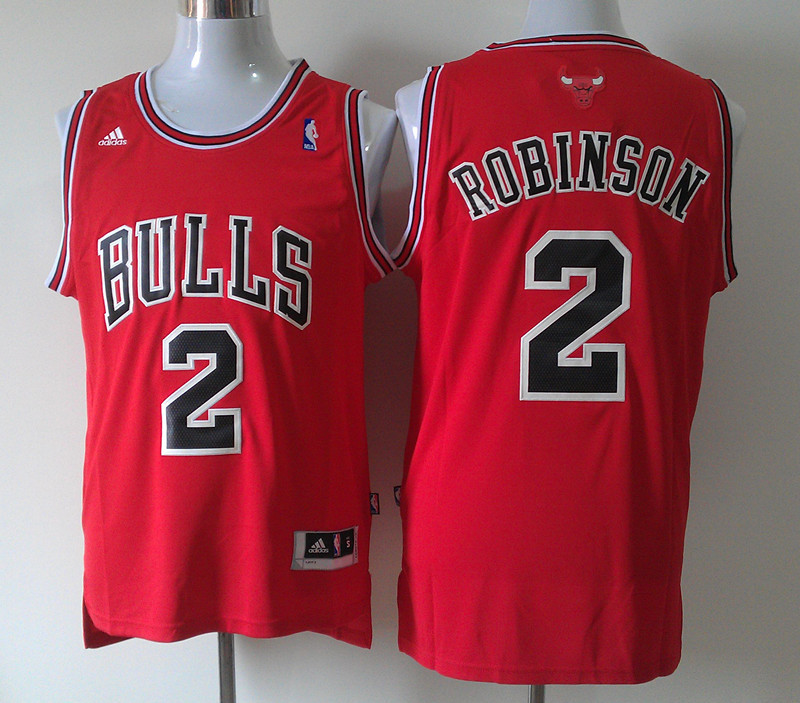 Adidas NBA Chicago Bulls#2 Robinson Red Jersey