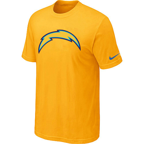  Nike San Diego Chargers Sideline Legend Authentic Logo TShirt Yellow 92 