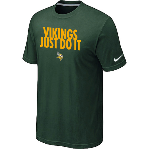 NFL Minnesota Vikings Just Do It D- Green TShirt 20 