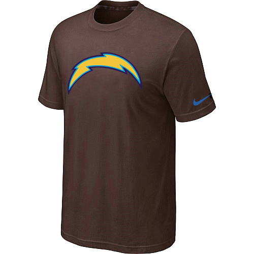  Nike San Diego Chargers Sideline Legend Authentic Logo TShirt Brown 102 