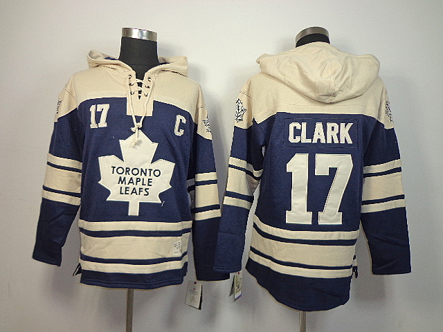 NHL Toronto Maple Leafs #17 Clark Blue Hoodie