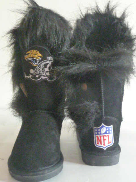 NFL  Jacksonville Jaguars Cuce Shoes Womens Cheerleader Boots - Black