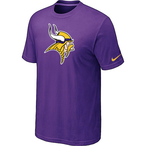  Minnesota Vikings Sideline Legend Authentic Logo TShirt Purple 1 