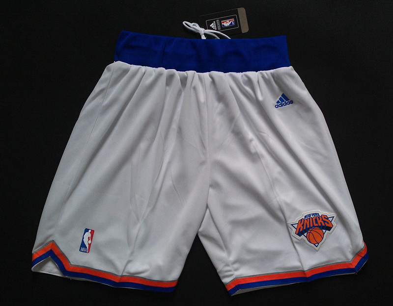NBA New York Knicks White Short Pant