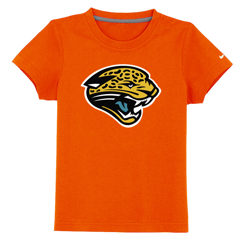 Jacksonville Jaguars Sideline Legend Authentic Logo Youth T Shirt Orange