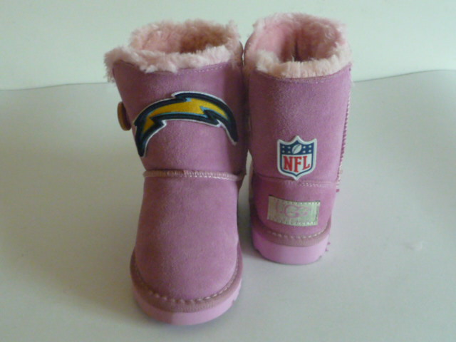Youth San Diego Chargers Boots Pink