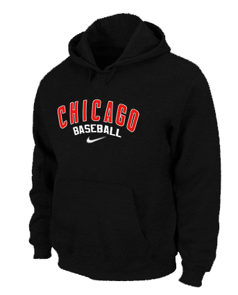 Chicago Cubs Pullover Hoodie Black