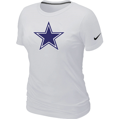  Dallas cowboys White Womens Logo TShirt 34 