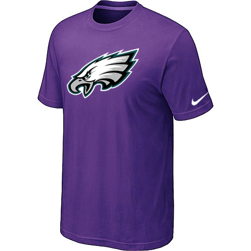  Philadelphia Eagles Sideline Legend Authentic Logo TShirt Purple 96 