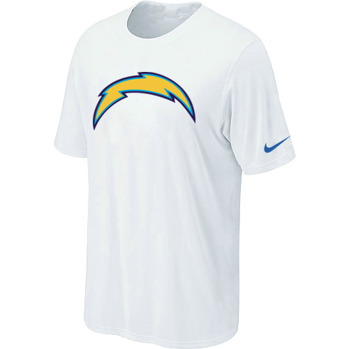  Nike San Diego Chargers Sideline Legend Authentic Logo TShirt White 93 