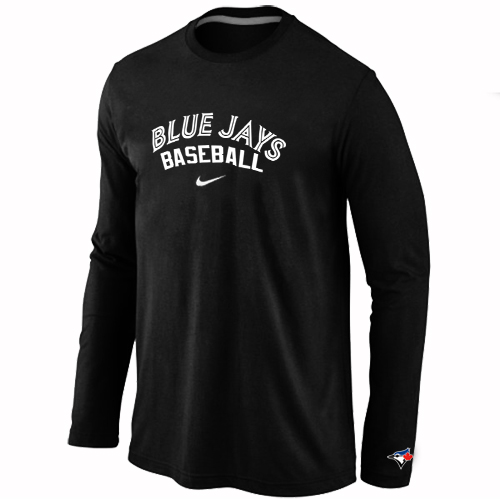Nike Toronto Blue Jays Long Sleeve T-Shirt Black