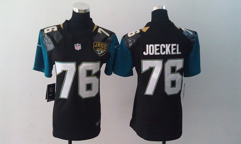 Women 2014 NEW Nike Jacksonville Jaguars 76 Joeckel Black Jerseys