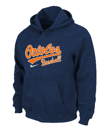 Baltimore Orioles Pullover Hoodie D.Blue